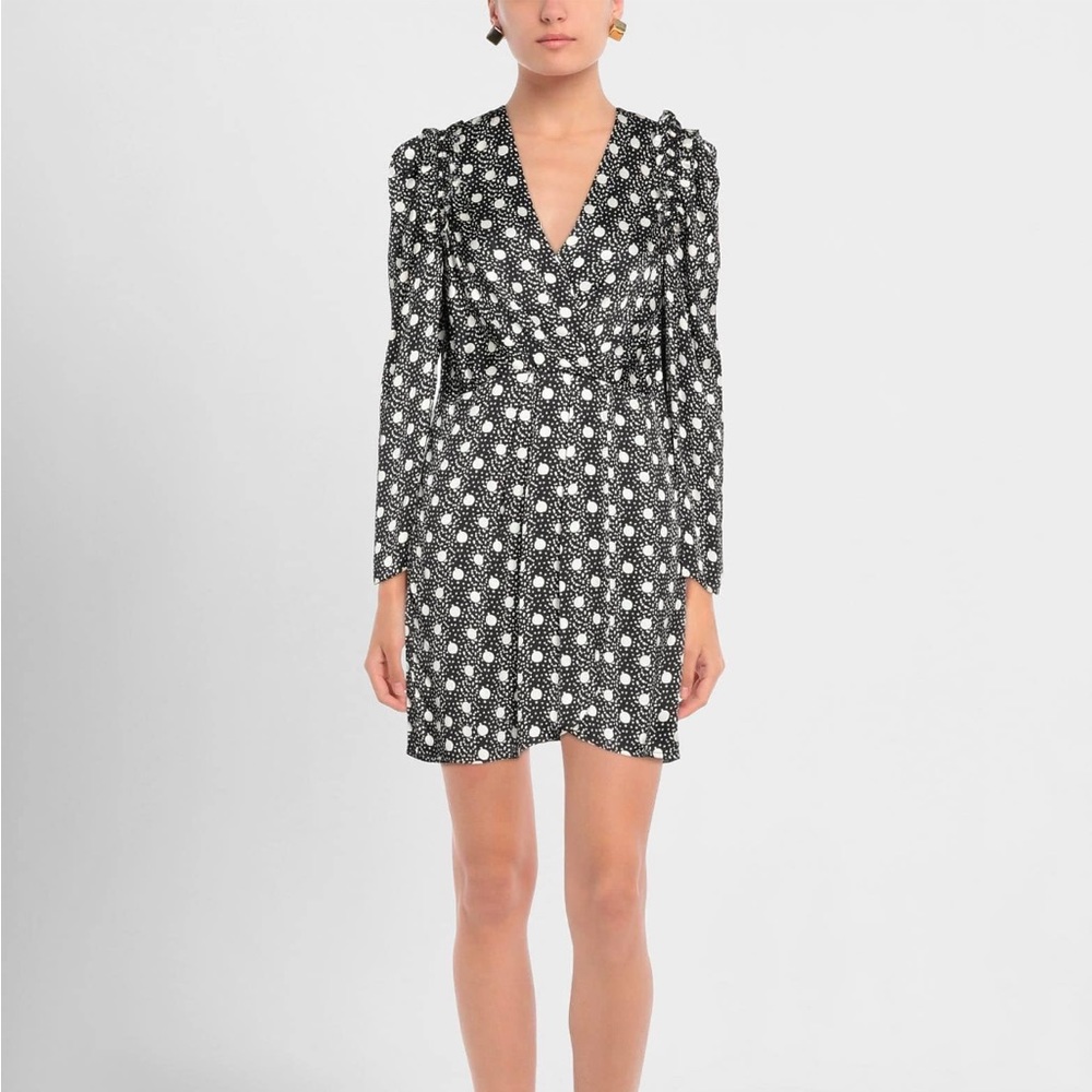Sandro Size 8 black and white dress. New with tag.